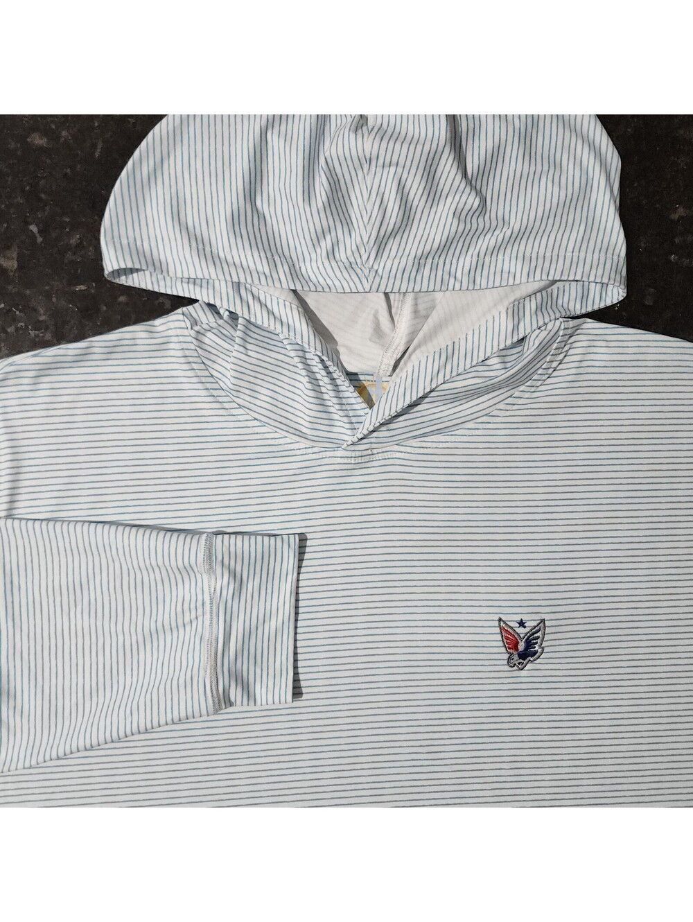 Johnnie O Talon Featherweight Performance Pullover Hoodie Sun UPF Golf Large